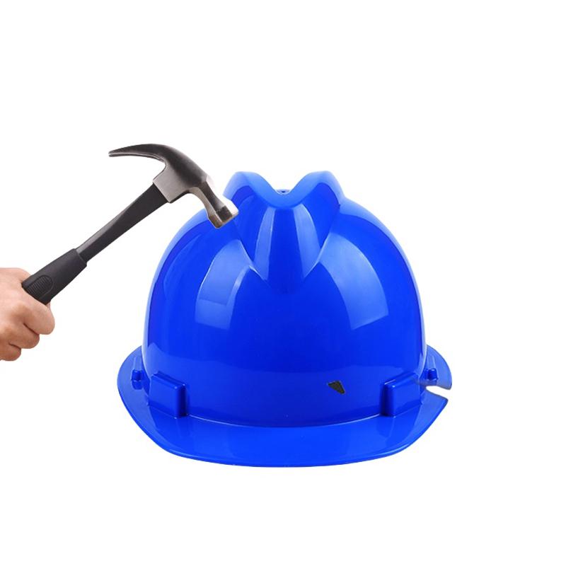 

1 Piece Durable Construction High Strength Working Helmet Impact Resistant Shockproof Full Brim Hard Hat Protective Helmet синий
