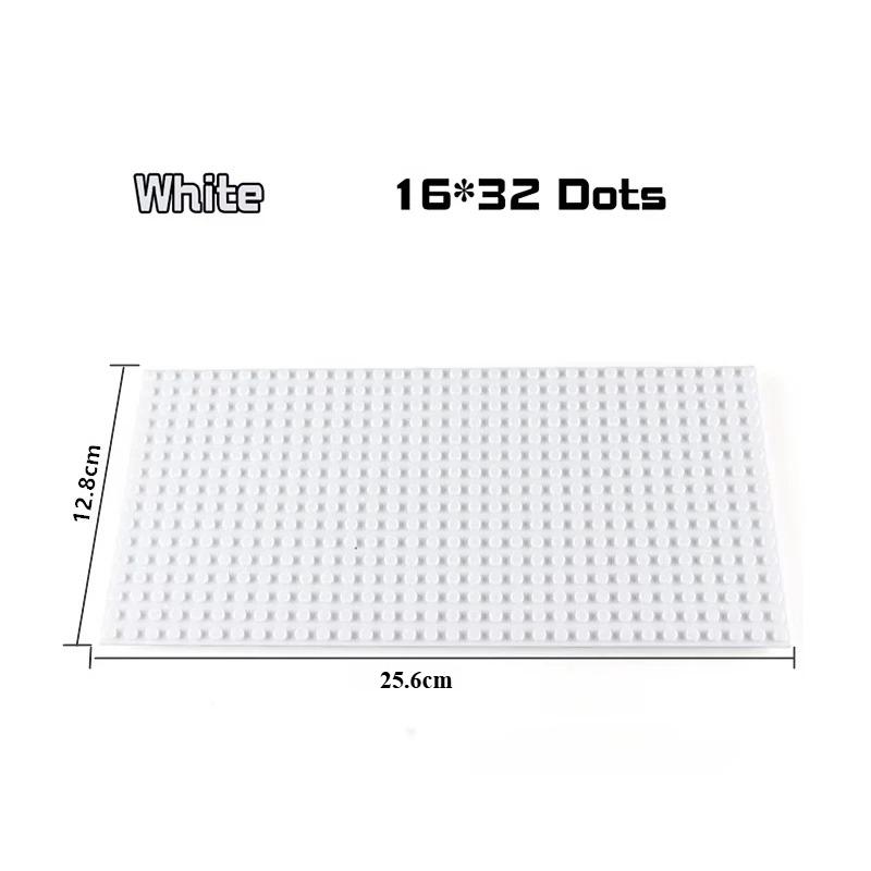 Non-Toxic 32*32*16*16 Dots Base Plate Building Block Diy City Traffic Road Figures Construction Toys Bricks Baseplates For Kids Toys