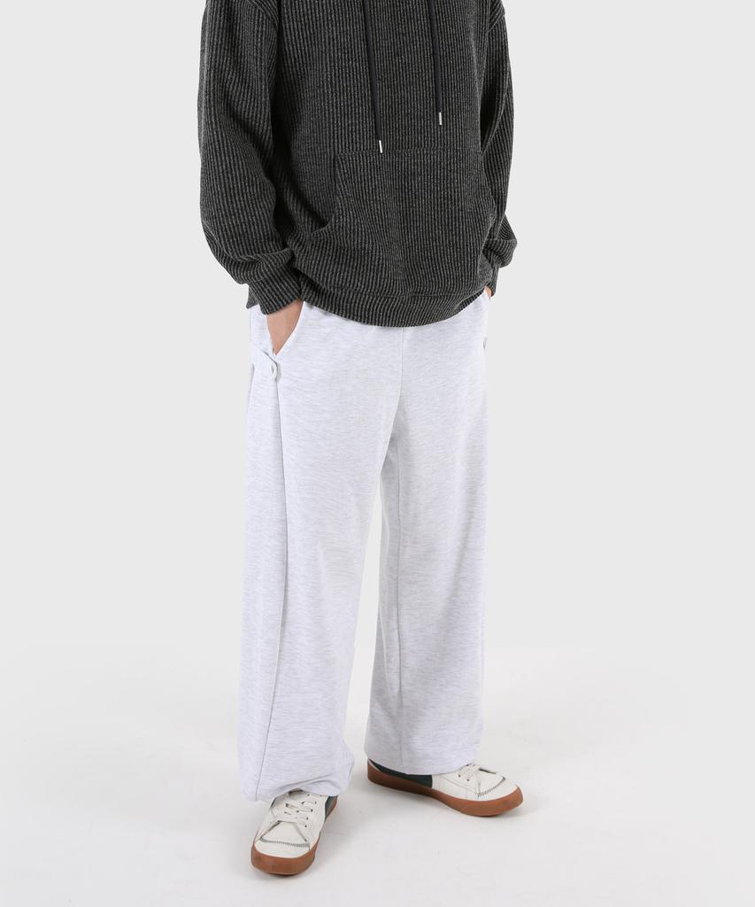 UMM Side Button Snap Balloon Wide Sweatpants 3 Colors
