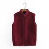 Women's Reversible Fleece Vest - Fashionable, Warm, Sleeveless Jacket for Autumn/Winter