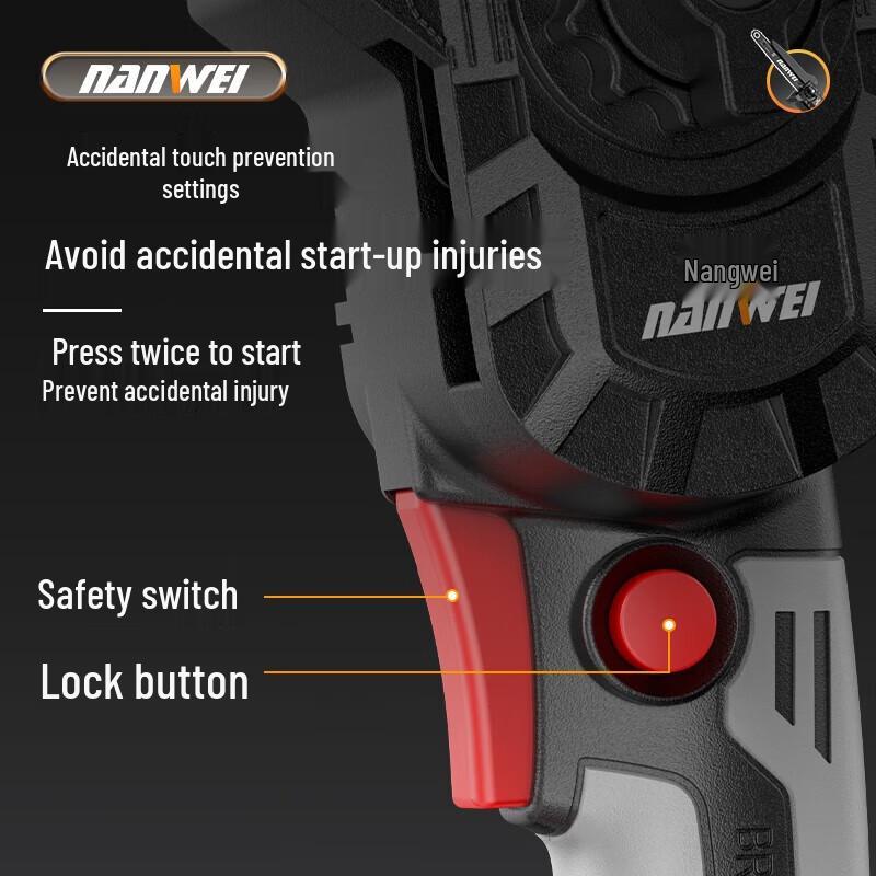 

Nanwei 6-inch Cordless Electric Chainsaw CN plug (adapter included)