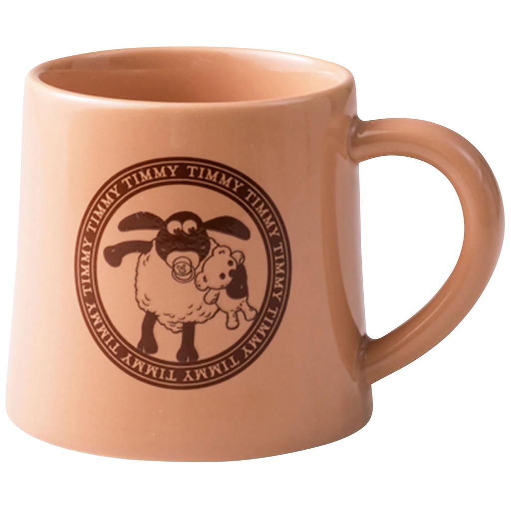the Diameter with Mino Microwave and Dishwasher Made in 246014 "Shaun Sheep" Mug, Approx. 300ml, Approx. 8x8cm, "Life Timmy," Ware, Safe, Japan,