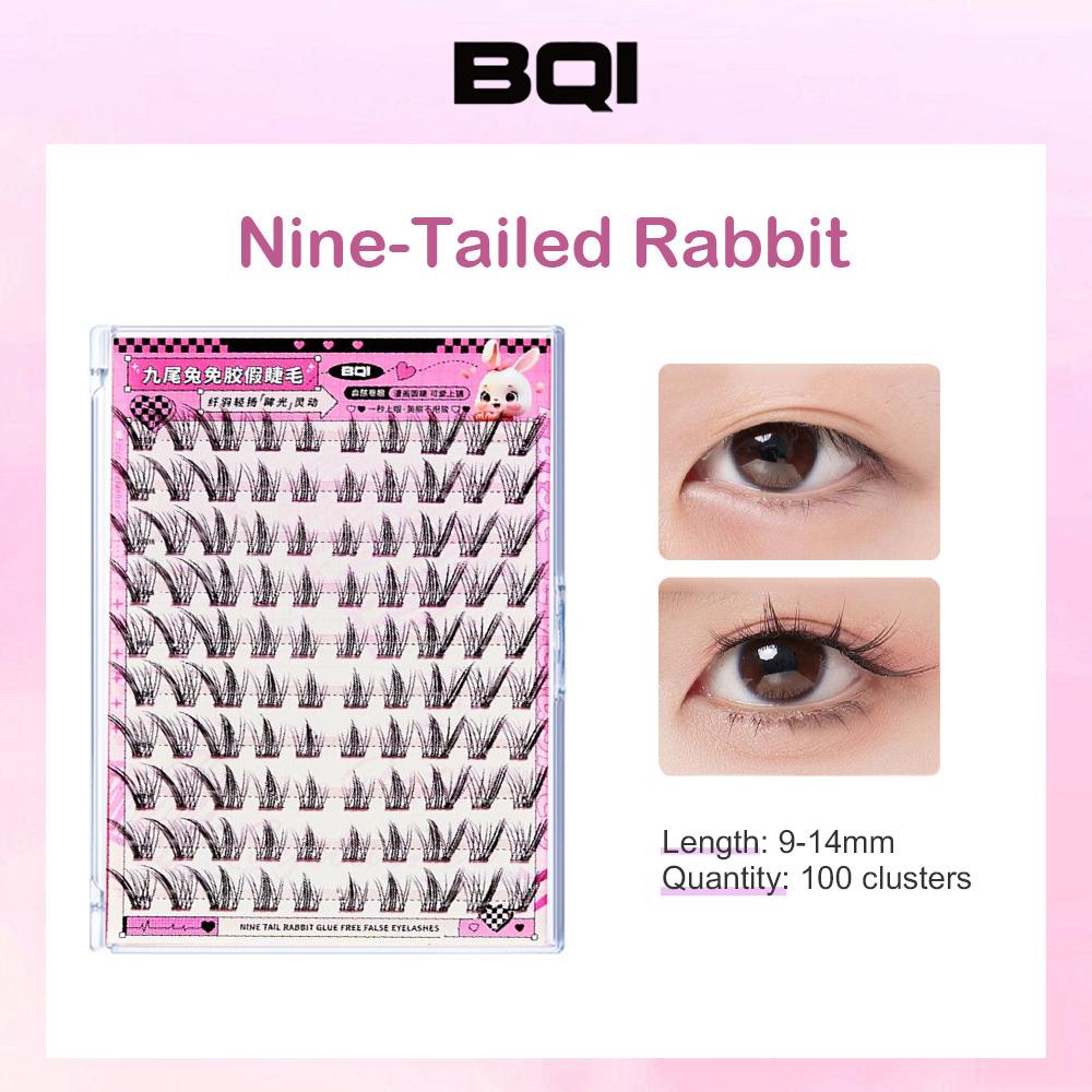 Fluffy Self-Adhesive False Eyelashes | No Glue Needed | Pre-Glued Natural Long & Volume Lashes | Soft & Comfortable