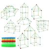 Building Castles Construction Forts Toys Tunnels Tents Tent Brick Kit  Children Gifts