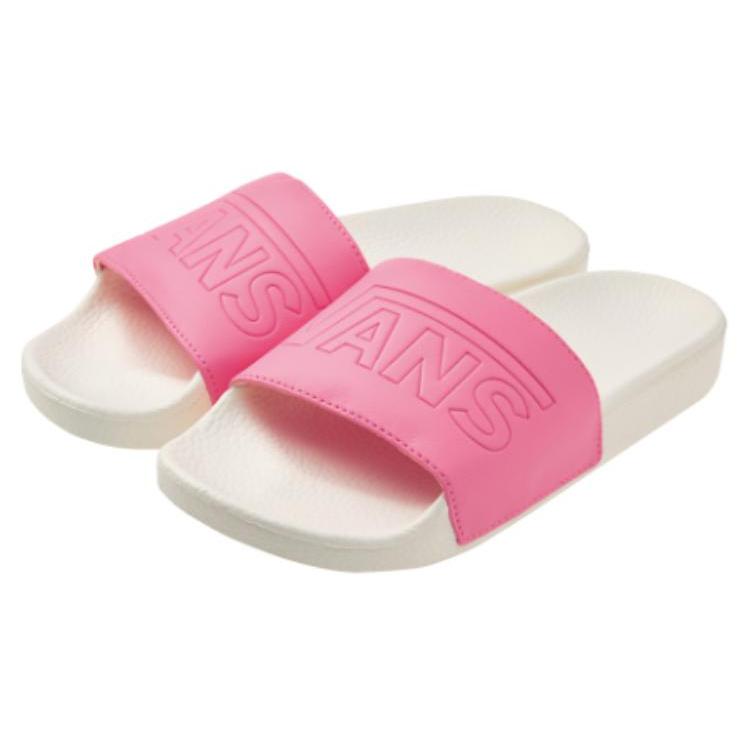 Vans Slide On Slippers 'White Pink' Women's VN0A45JQUV6