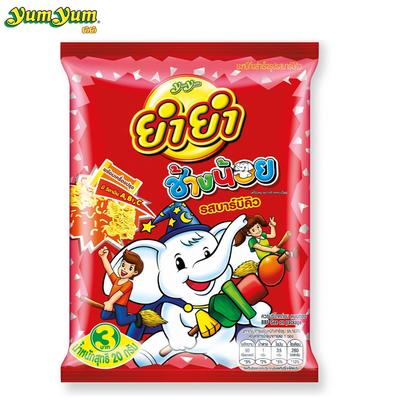 Yum Yum Chang Noi (Little Elephant), Bar-B-Q Flavor, 20 G, 6 Pcs / 12 Pcs / 24 Pcs - Thai Instant Noodle