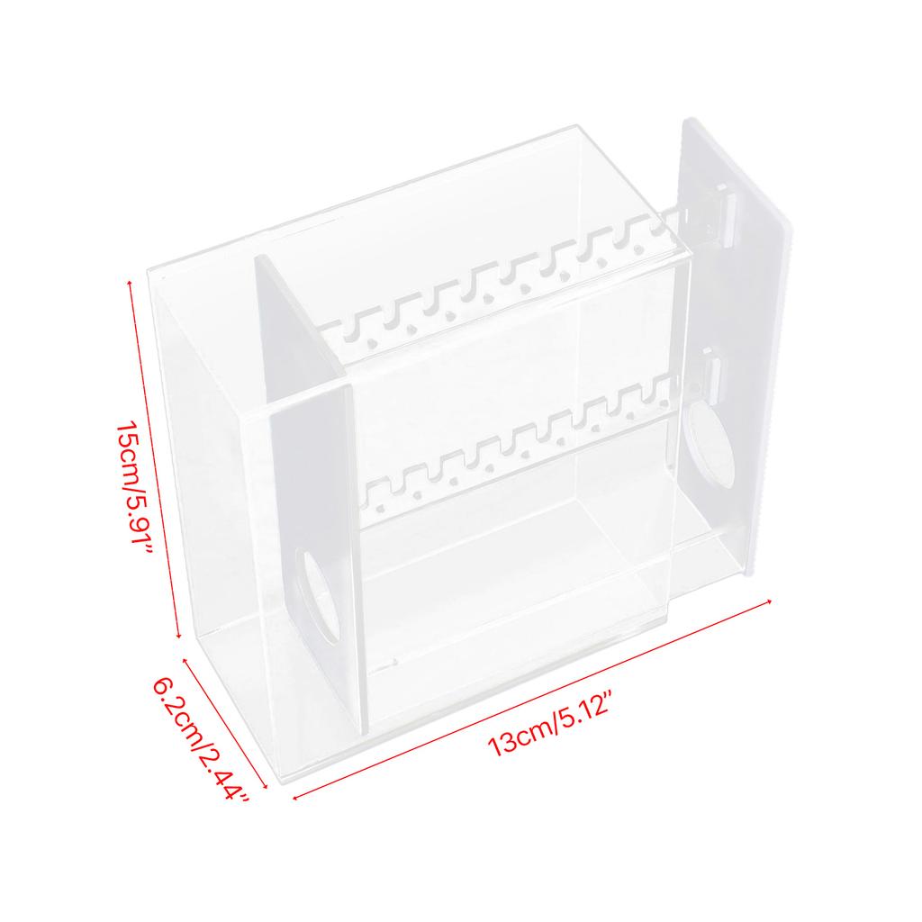 Acrylic Earring Display Stand Convenient and Space Saving Jewelry Storage Organzier for Ear Hooks Ear Pendant Ear Studs