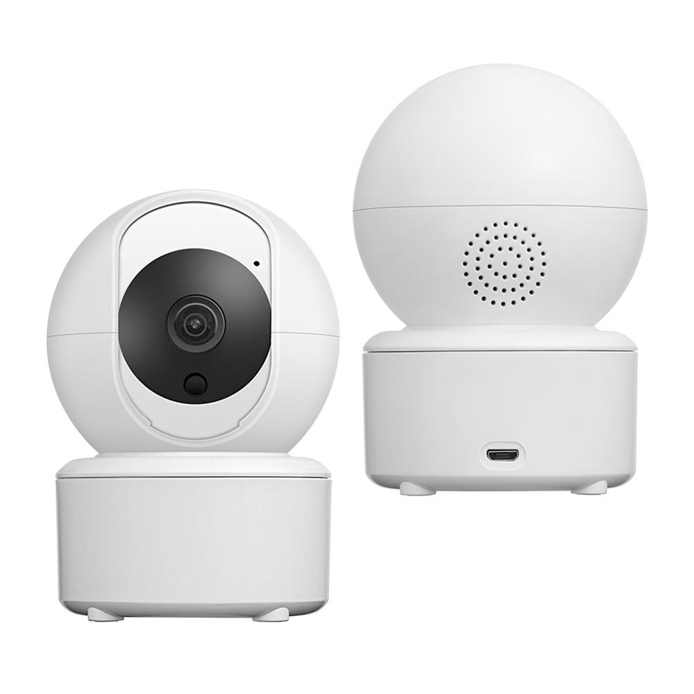 Cameră de securitate HD 1080P Cameră WiFi 3MP Cameră panoramică/înclinată cu urmărire a mișcării la 355 de grade Viziune nocturnă IR