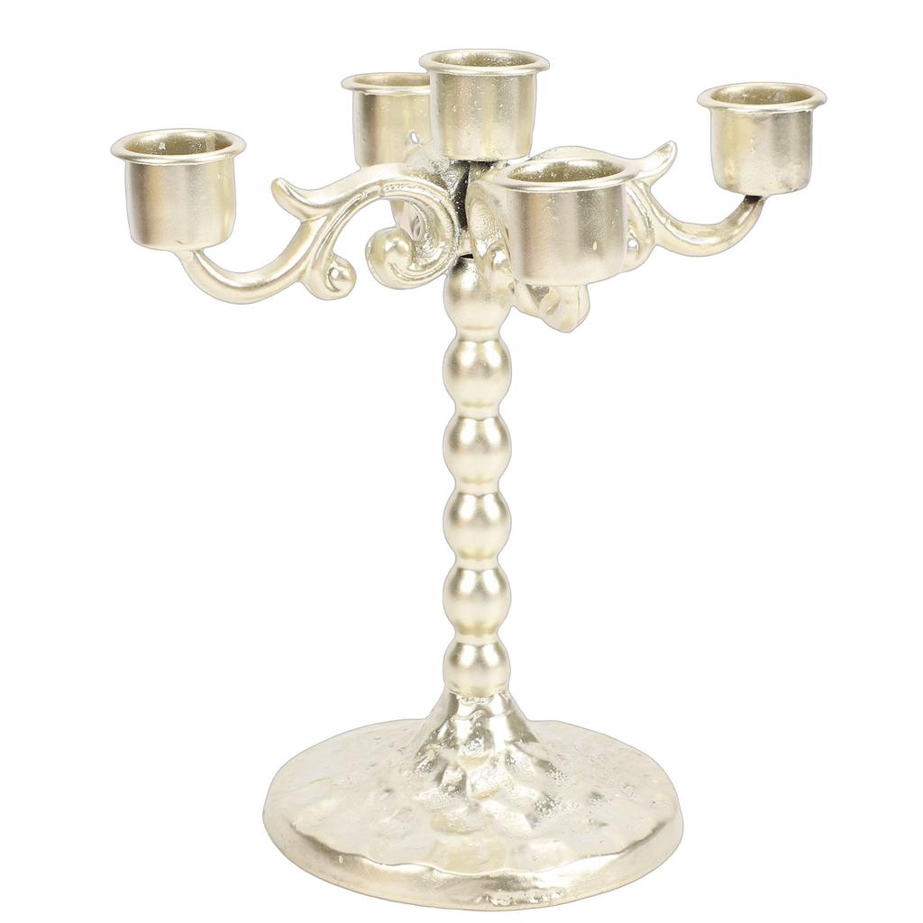 Taper Candle Holder European Style 5 Head Design Decorative Candlestick Holder Home Decoration for Centerpiece Table