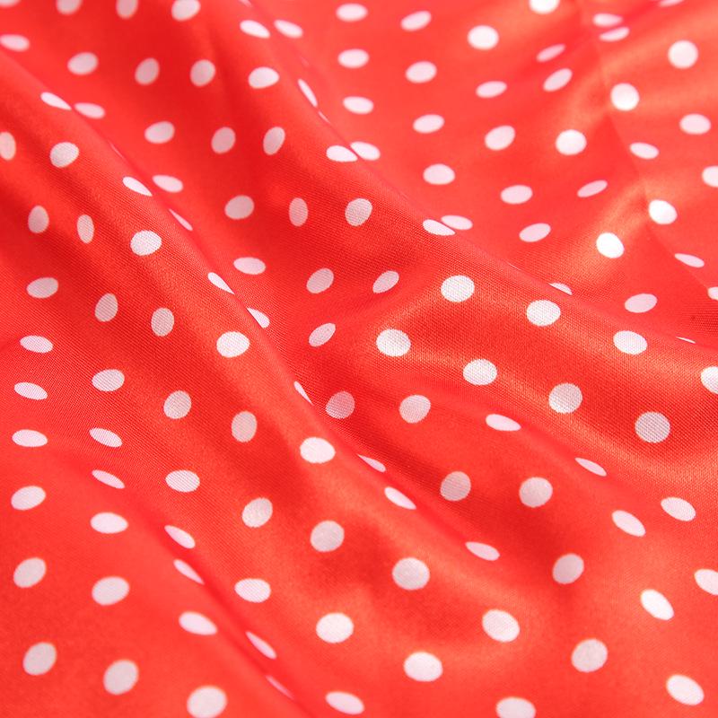 5mm Small Polka Dot Satin Fabric for Clothing, Gift Boxes, Scarves, Doll Dresses, and Home Wear