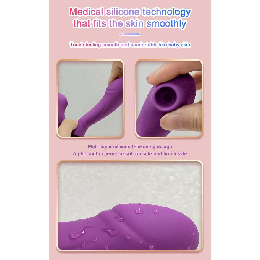 15 Modes Powerful Dildo Vibrator Female Masturbator G Spot Clitoris Sucker Vacuum Stimulator Adult Supplies Sex Toy for