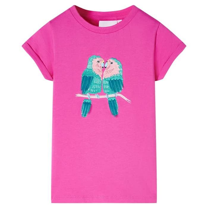 T-shirt pour enfants rose foncé 92/104/116/128/140