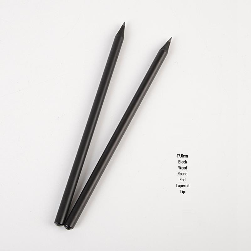 Eco-friendly Custom Engraved Pencil for Hotels, Conferences, and Education - Black Wood HB
