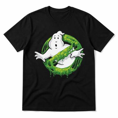 Ghost Hunters Busters Slime Ghost Logo Unisex T Shirt Cotton Clothing Fun Short Sleeve Tee Gift TShirts