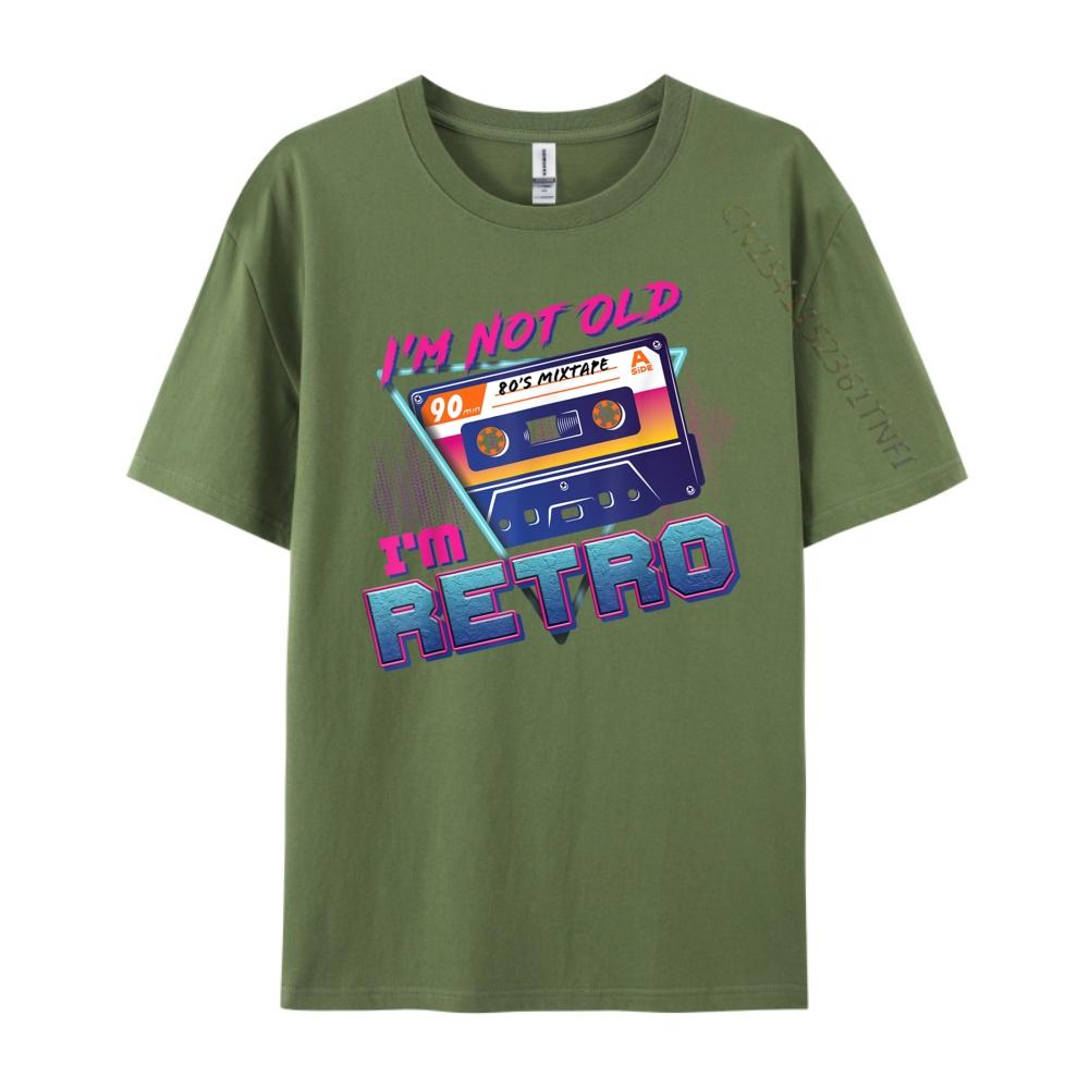 I M Not Old I M Classic 80 Music Cassette Mixtape Graphic T Shirts 100 Cotton Student Christmas Shirt Gothic Style