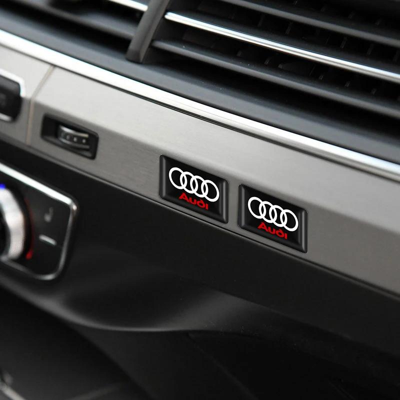 10 Stück Auto Innenraum Abzeichen Aufkleber 3D Epoxidharz Aufkleber Zubehör Für Audi A3 8P 8L 8V A4 B8 B6 B7 B9 A6 C6 C7 S5 A7 RS TT