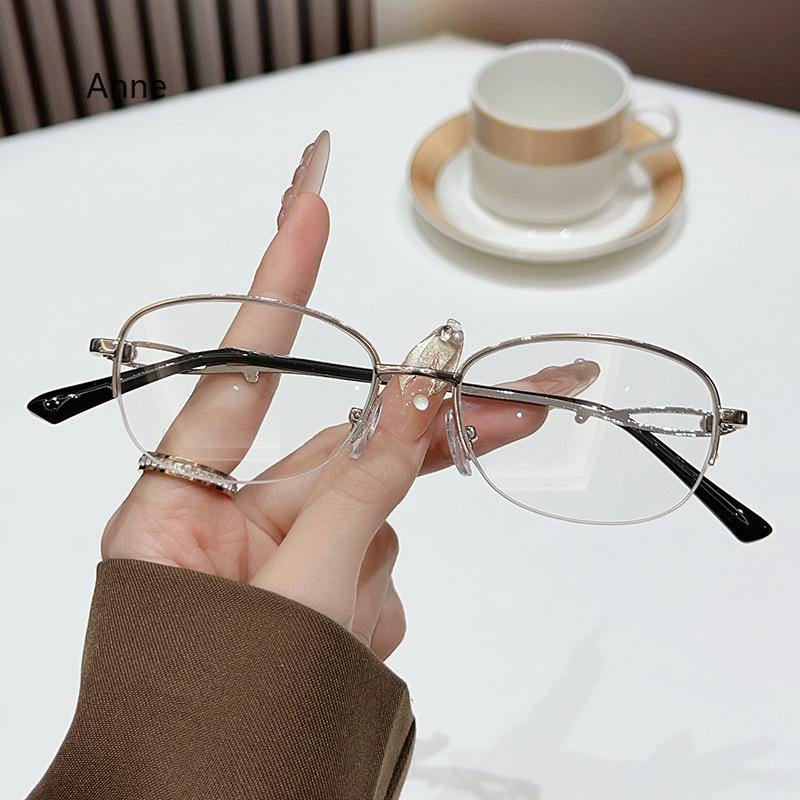 

Women s Glasses Cat Eye Metal Eyeglasses Frame Optical Myopia Glasses Blue Light Blocking Transparent Computer Glasses Lentes 0