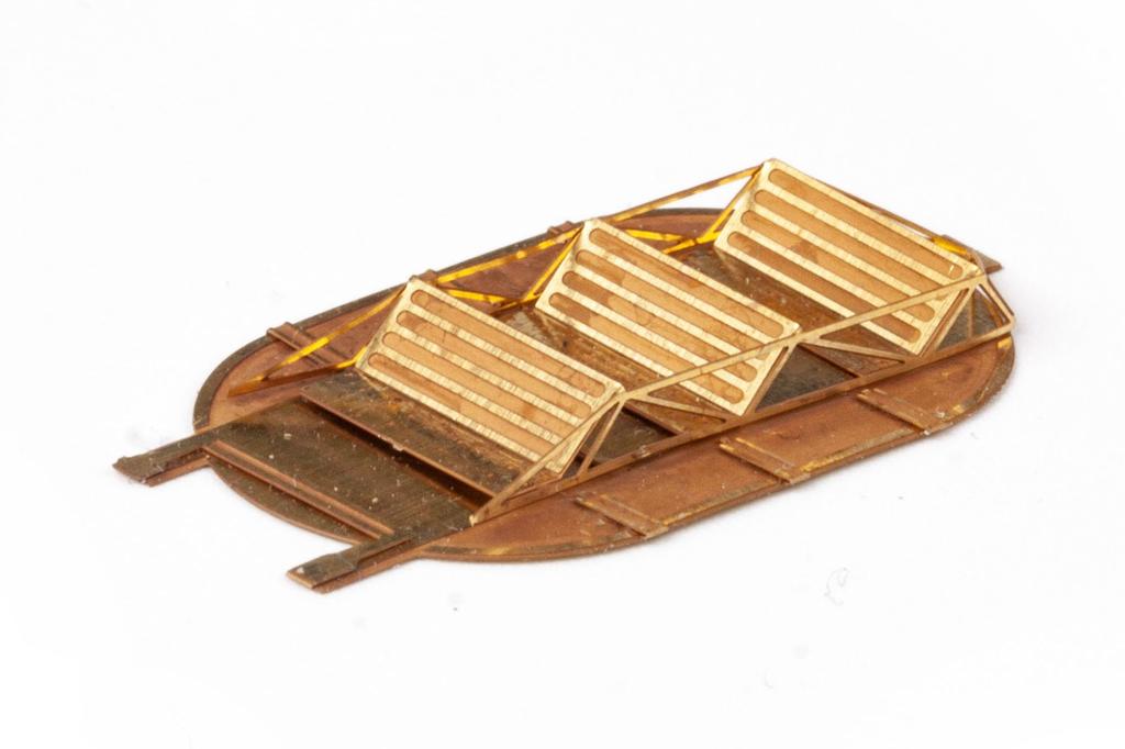 Eduard 1/48 SM.79 Sparviero Rear Fuselage Interior Etching Parts (for Eduard) Plastic Model Kit Parts EDU481131