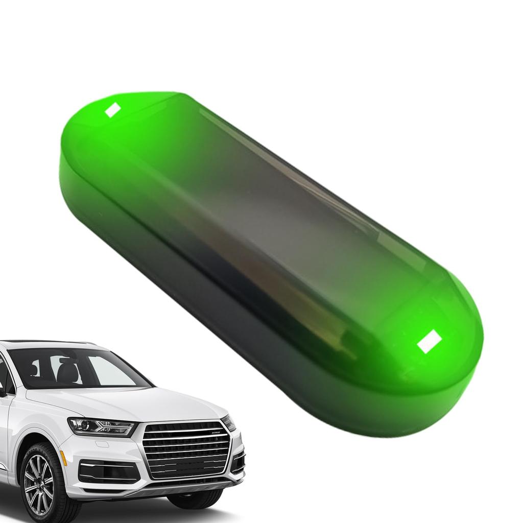 Generic Autós Napelemes Szimulált Dummy Riasztó | Hamis LED Villogó Motorkerékpár Riasztó Napelemes