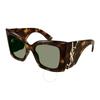 Saint Laurent Green Butterfly Ladies Sunglasses Sl M119 Blaze 002 54