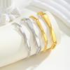 Chic Grinding Chain Mobius Bracelet for Women Men,Stainless Steel Couple Bracelets,Trendy Jewelry Gift for Lover