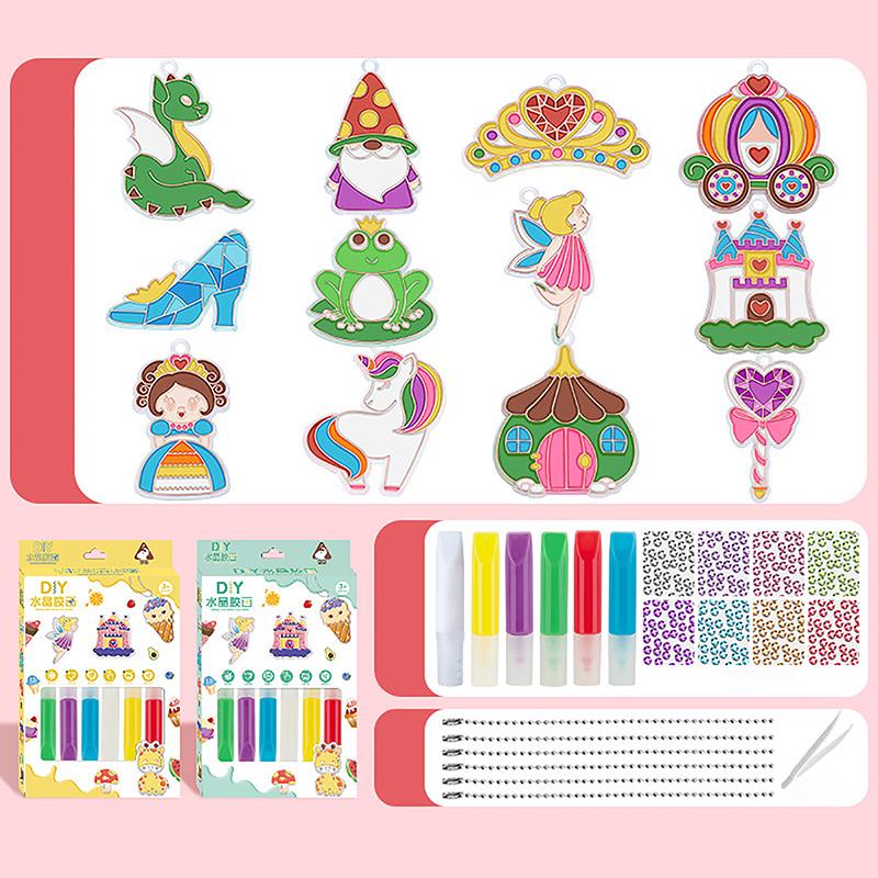 

Клей без запекания, живопись, высушенные на воздухе, детские витражи своими руками, краски для изготовления брелоков, наклейки