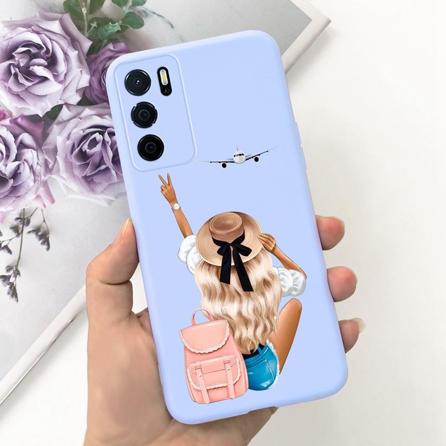 For OPPO A54S Case CPH2273 Phone Cover Popular Flower Cartoon Soft Silicone Funda For OPPO A16 A16S CPH2269 CPH2271 A 16S Bumper