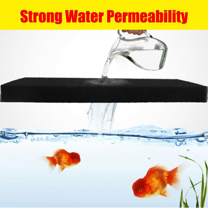 Aquarium Accessories Biochemical Decoration Filter Cotton Sponge Fish TankFilter Aquarium Pond Black Yellow Blue Sponge 25PPI