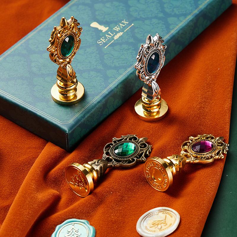 Creative Retro Lacquer Seal Complete Set Wholesale Envelope Sealing Wax Lacquer Wax Granules Gift Seal Wax Granules Set