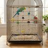 Colorful Star Parrot Climbing Net Hanging Bird Stand Net Creative Bird Cage Toy  Indoor