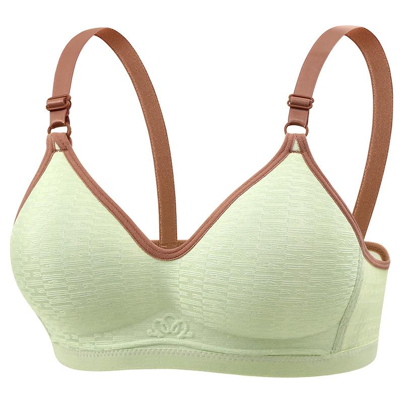 

Summer Thin Breathable Underwear Without Steel Ring Underwear For Women 38 світло-зелений колір
