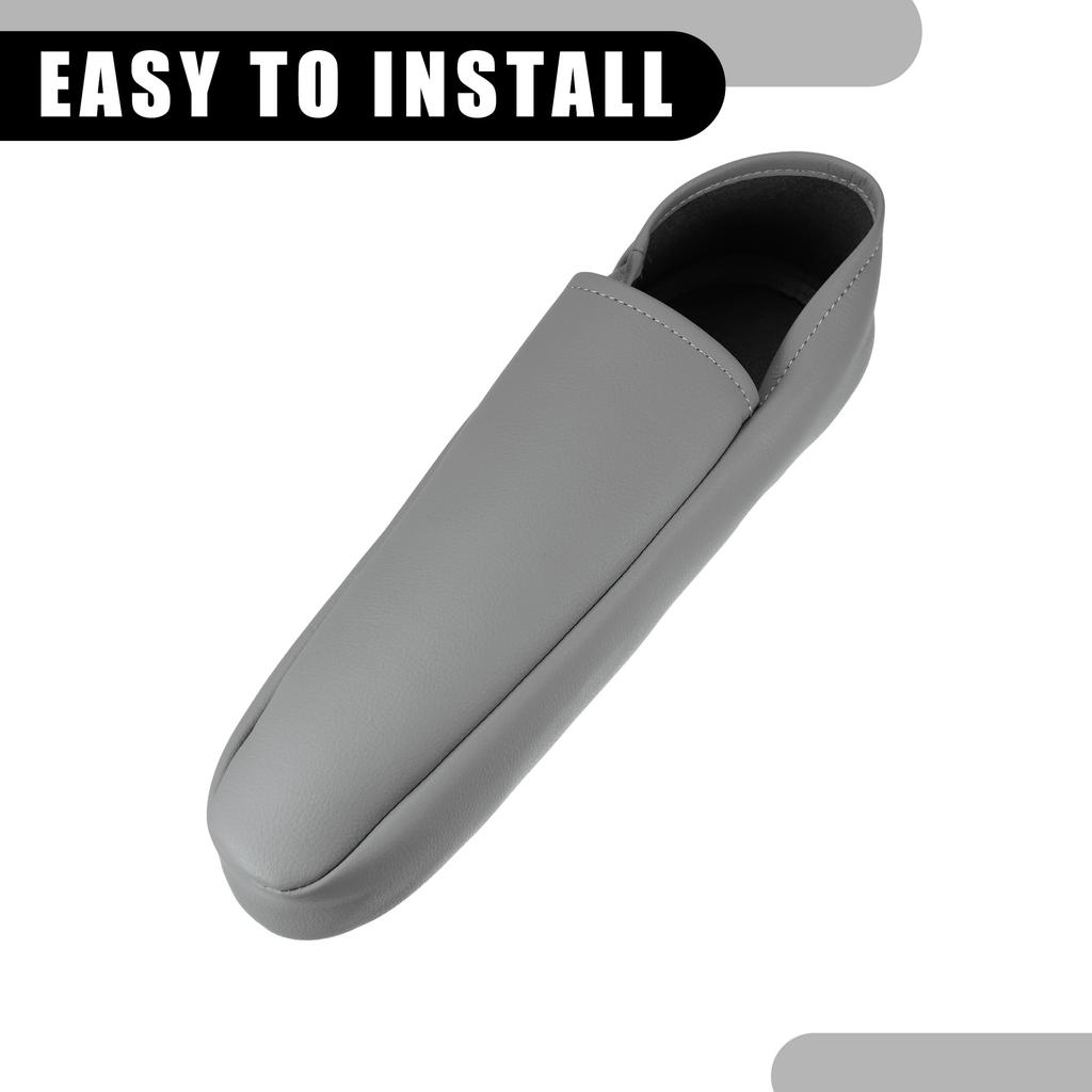 Partuto Center Console Seat Armrest Cover - Car Passenger Armrest Lid Storage Cover Trim