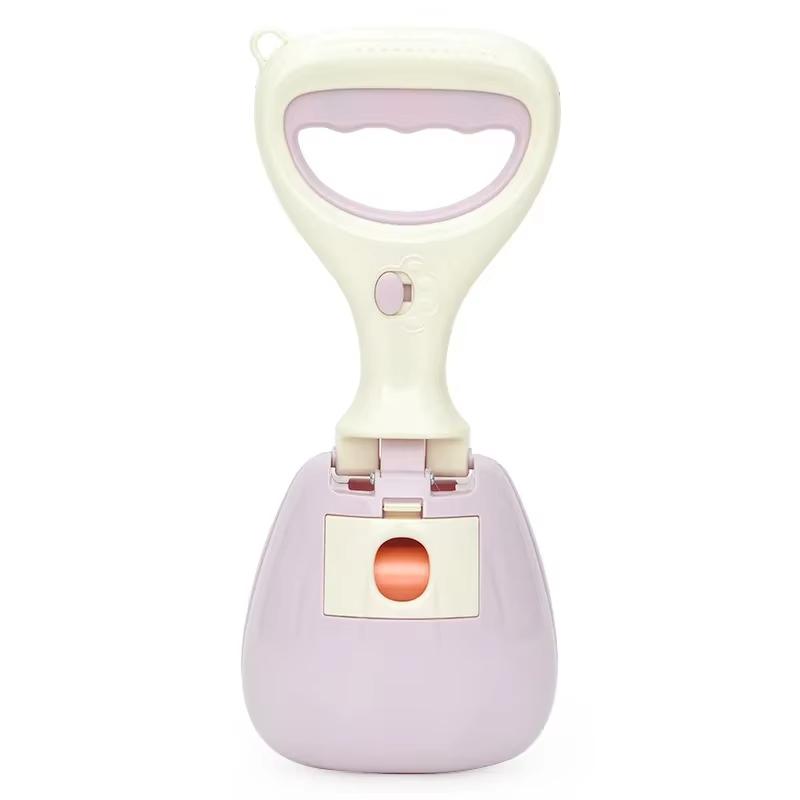 

Dog Poop Collector Pet Poop Scooper Poop Picking Tool For Walking Dogs And Picking Up Poop Bags Convenient Outdoor Tools фиолетовый