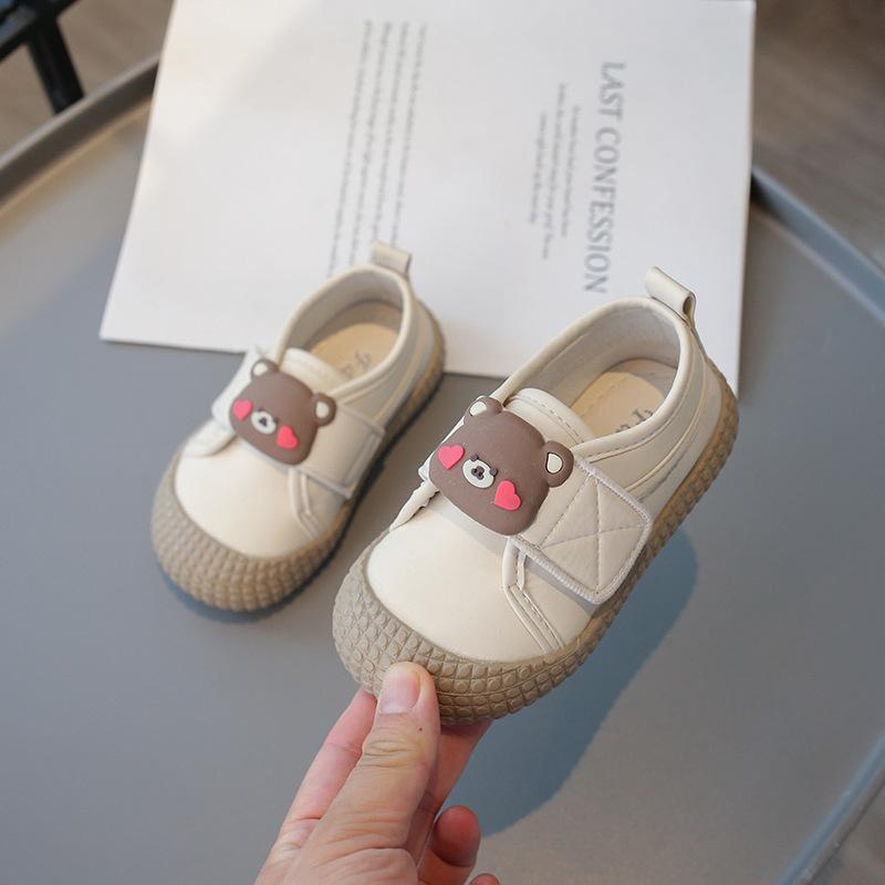 Spring Casual Shoe New Cute Versatile Kid Sneakers Anti Slip Soft Sole Comfort Girl Shoes Flat Simple Retro Kids Shoes Unisex