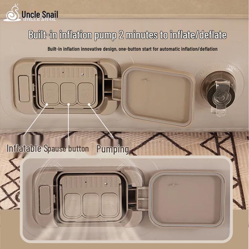 Uncle Snail Tesla Model Y Inflatable Car Mattress - Automatic Camping Travel Air Bed Sleeping Pad