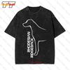 Rhodesian Ridgeback Dog Breed Dogeria Vintage Oversized T-Shirt UIQ7