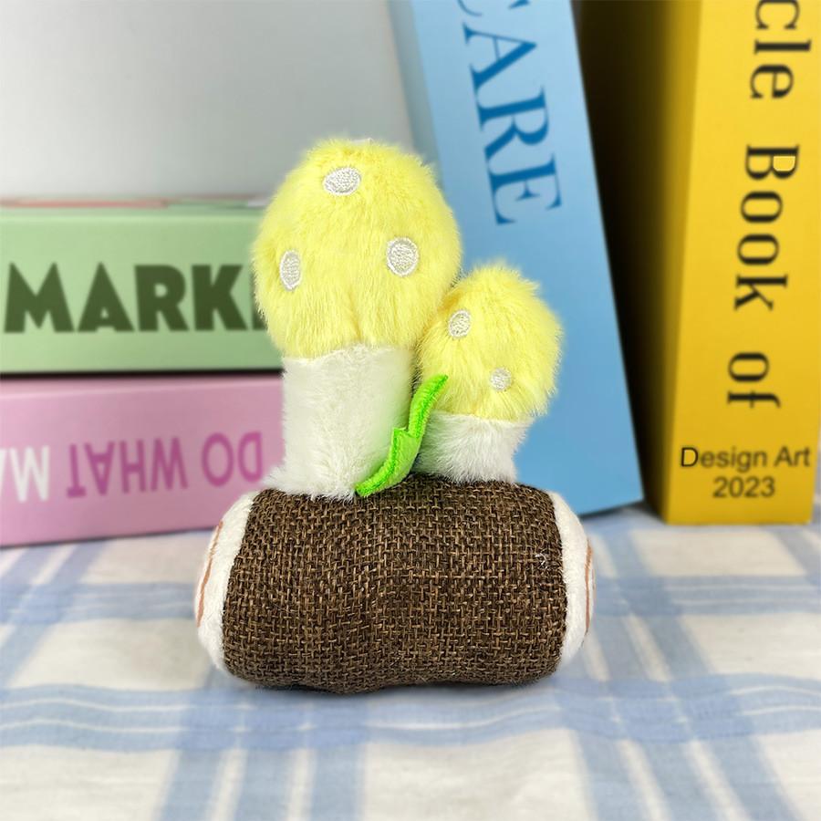 

Cute Plush Mushroom Tree Pendant Keychain Adorable Stuffed Toy Doll Decorative Accessory