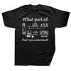 What Part of Dont You Understand T Shirt Photography Photographer Gift Graphic Tshirts Camise Aperture FStops Camera Tops Tee