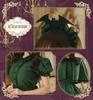 Clearstone Halloween Cosplay Western-Style Maid Mini Dress, Women's, Size M, Green