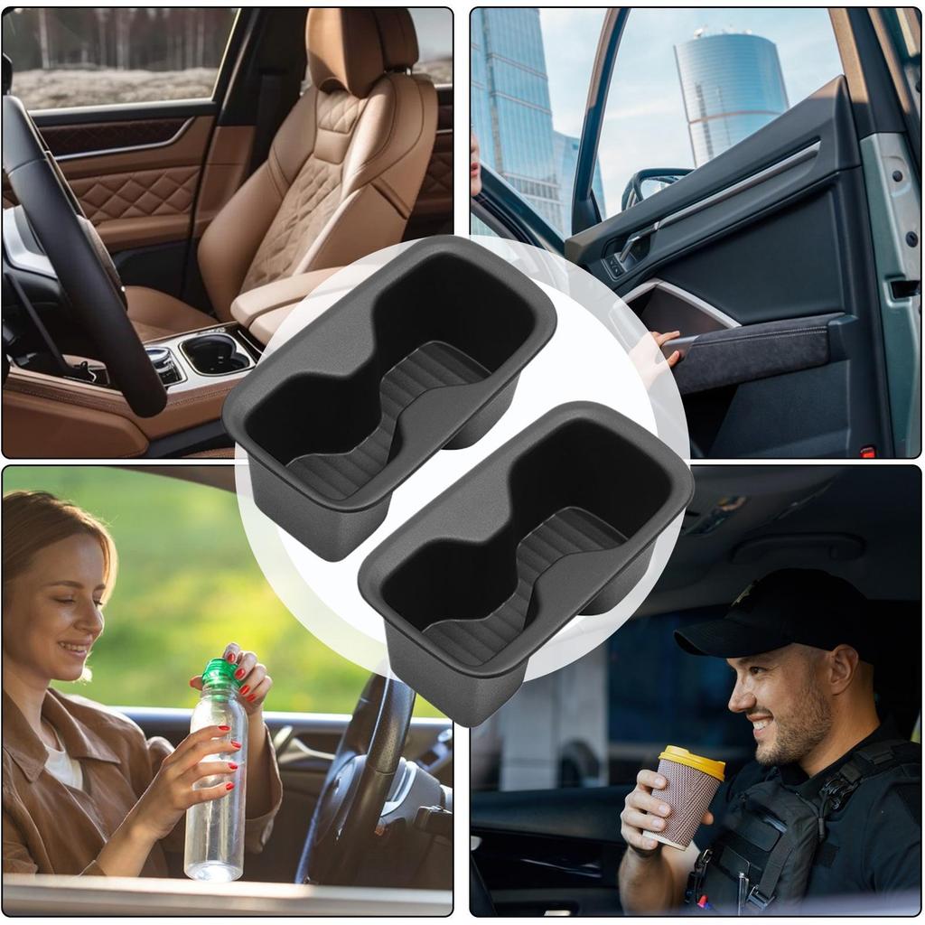 Automotive Cup Holders Door Drink Holder Storage Container Interior Accessories For Coffee Mug Soda Cans Water Bottles Truck