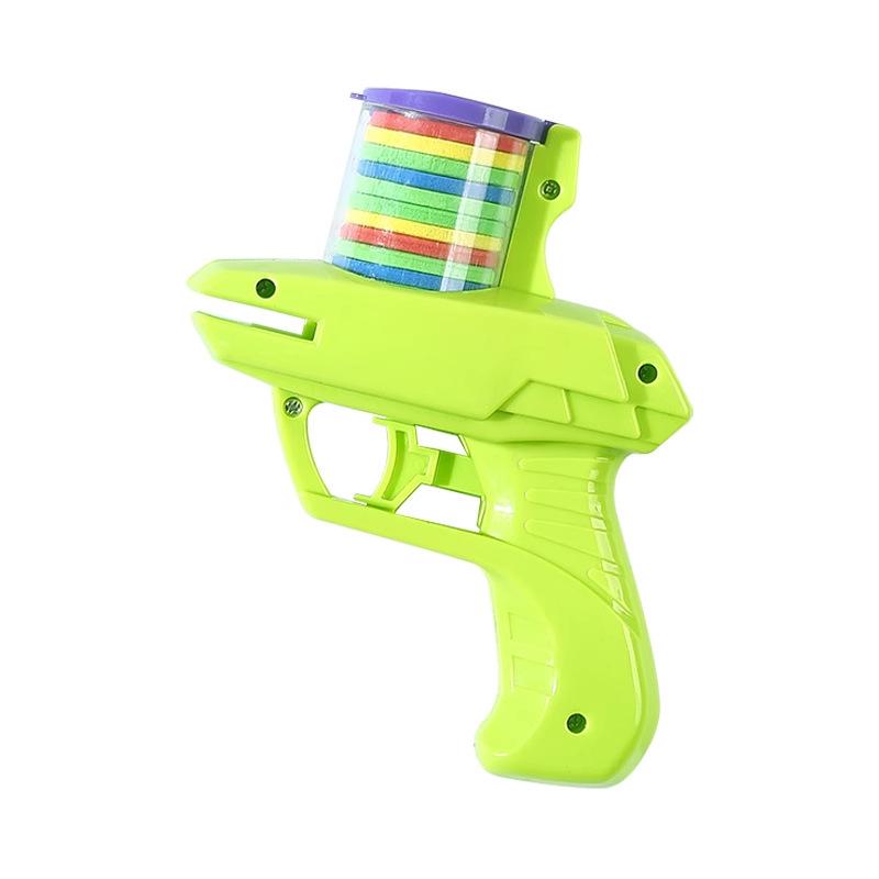 Rapid-Fire Radish Toy Set: Soft Bullet Gun, Frisbee Saucer, Knife – Educational & Outdoor Fun for Boys and Girls