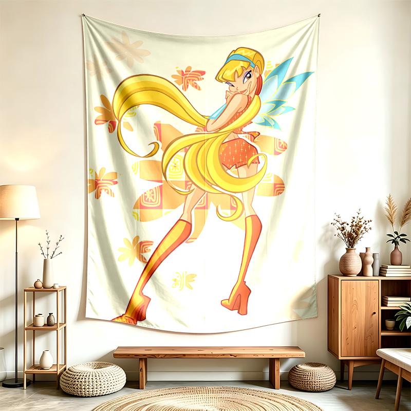 Winx Club (14) Tapestry Suitable For Decorating Homes Dorms And Bedrooms Soft To The Touch And A Perfect Gift For Friends And Family