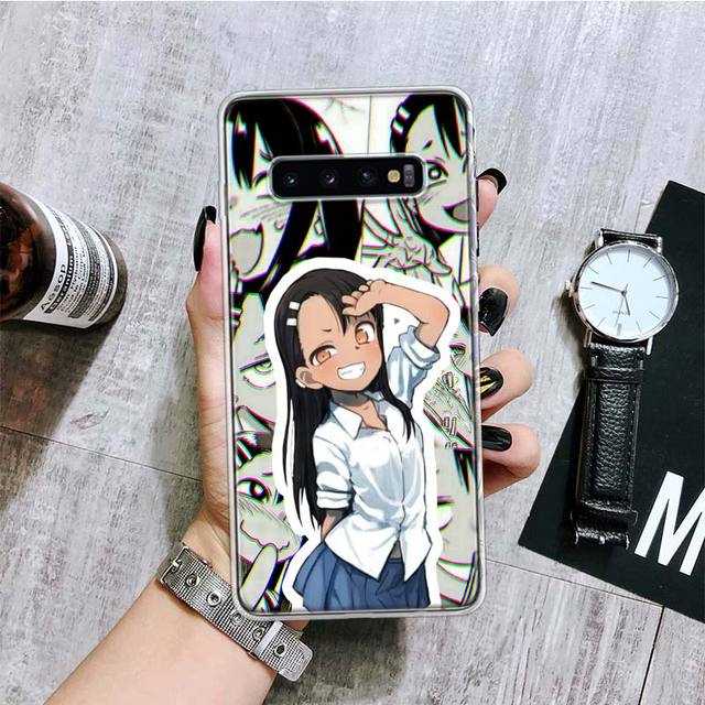 Nagatoro San Anime Estetisk telefondeksel for Samsung Galaxy S20 Fe S10 Plus S21 S22 S23 Ultra S10e S9 S8 S7 Edge Fundas Cover Coq