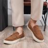 Fashion All-match Loafers Fashion Walking Shoes Soft Sole Slip on Flats Leisure Walk Moccasins Sneakers New Handmade Mens Casual Shoes
