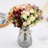 1/5pcs Artificial Flowers Silk Roses Wedding Bridal Bouquet Home Room Table Outdoor Garden Scrapbook DIY Gift Decoration Hotsale