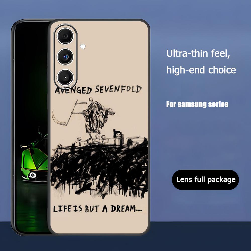 

Band A-Avenged Sevenfold Hot Phone Case For Samsung Galaxy S25 S24 S23 S22 S21 S20 Plus Ultra Note20 Soft Black Samsung S20 Ultra