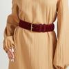 Women Fashion Luxury Design Suede Leather Wide Belt Casual Pin Buckle Waistband Business Waist Strap All-Match Clothes Decor
