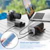 Protective Battery Holder 10 Cell Battery Storage Case for Garage Sturdy Household Organization Container for Home Travel