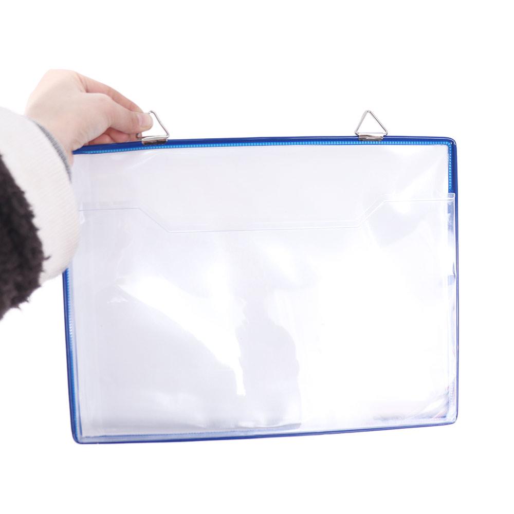 Waterproof A4 Receipt Organizer Plastic File Storage Case Portable File Folder  Student