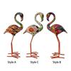 Resin Figurines Bird Sculptures Decorative Modern Art Backyard Flamingo Garden
